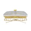 Nadstar Chafing Dish for Buffet Stoves Made of Ceramic Soup Pot Porcelain Food Serving 116-115
