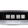 Tronic Desk Socket Universal x 3 + RJ45 Data x 2