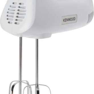 Kenwood Hand Mixer (Electric Whisk) 450W With 5 Speeds + Turbo Button Twin Stainless Steel Kneader And Beater For Mixing Whipping Whisking Kneading HMP30.A0WH