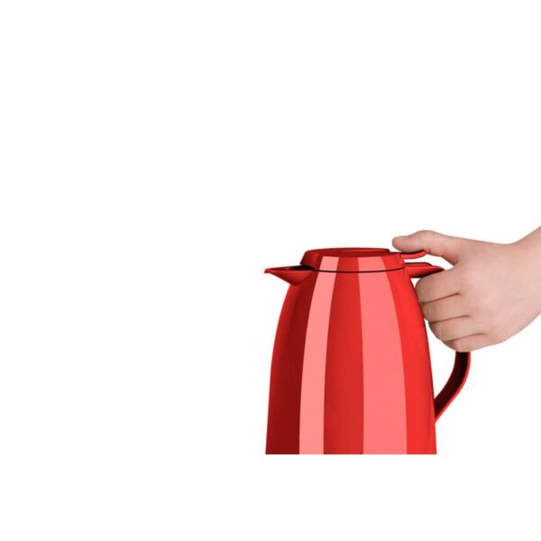 Tefal Mambo Jug Red 1.5 Liter Insulated Thermos Vacuum Flask Plastic-Polypropylenex (PP) Glass Liner K3039212