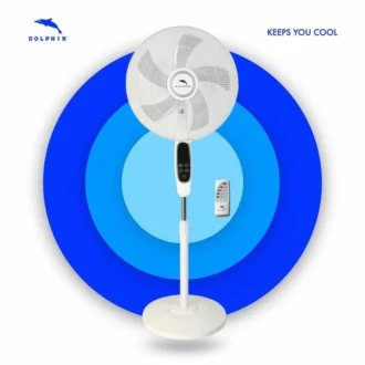 Dolphin Stand Fan with Remote 18" Plastic Blade ME-1860R