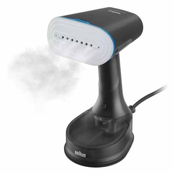 Braun Garment Steamer 1200W 150ML QuickStyle 5, with Dual Heated Free Glide 3D Plate, Handheld Garment Steamer with Fast Heating, Vertical Ironing, 13850000-GS5031BL