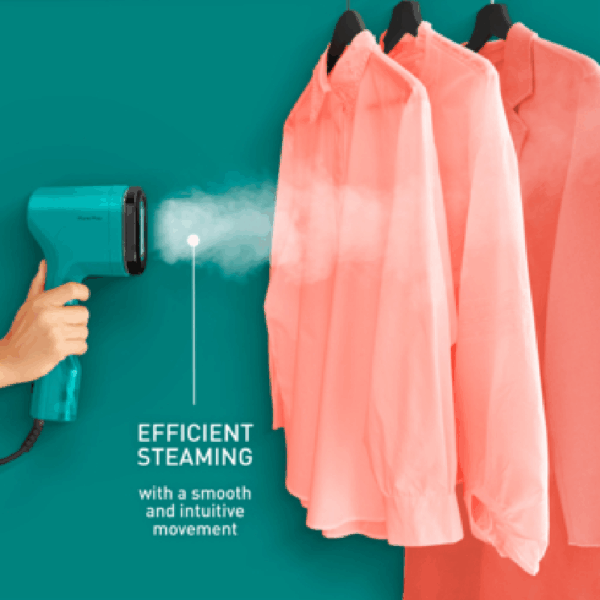 Tefal Pure POP Handheld Garment Steamer 1300W with 70ml Tank 20g/min 2m Power Cord DT2024G0/2020G0