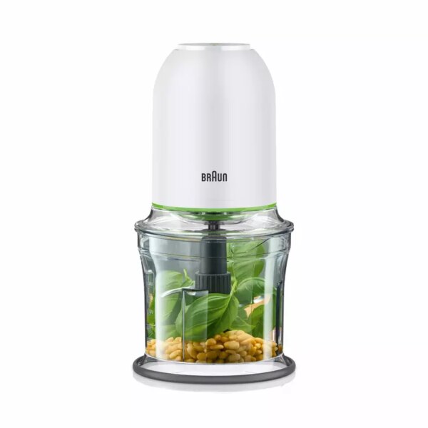 Braun Chopper and Mincer 500W MultiPractic 3 500ML Bowl Capacity 2 Speed Quad Blade System for Chopping Ice Crushing Mincing Grinding Pureeing CH3011WH