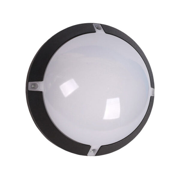 Tronic Round Black LED Bulkhead 12 Watts