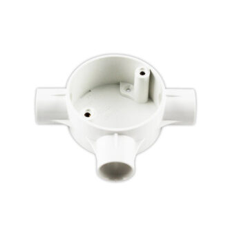 Tronic Junction Circular Box 3 Way