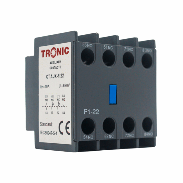 Tronic Auxiliary Contact Top Mount 2NO+2NC