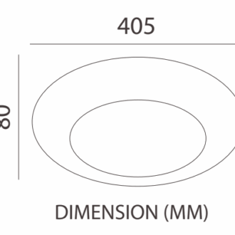 Tronic Modern LED 3 Changeable (3 Shades) Light KD 1925-WH