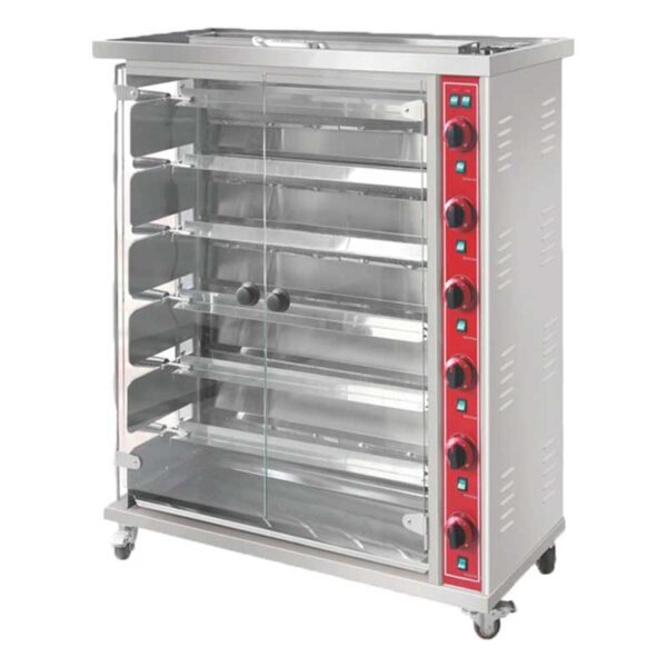 Generic Commercial Chicken Roasting Machine Gas 5 Layers