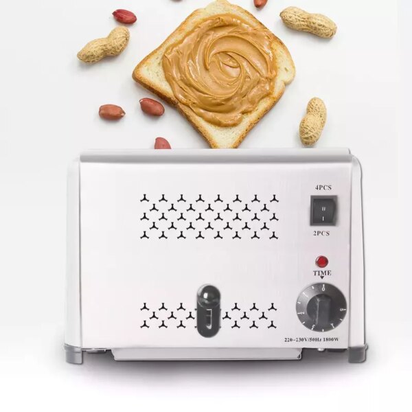 Commercial Bread Toaster 4 Slice 1800W