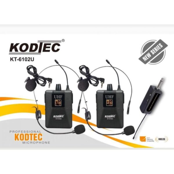 Kodtec Wireless Microphone 75 Meter 725g KT-6102U