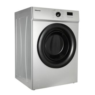 Hisense Dryer 8kg, Front Load, Fuzzy Control, LED Display, Double Water Inlets, Power Off Memory, Stainless-Steel Tub, Crease-Resist, Silver DV1W801UT