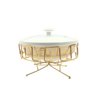 Nadstar Chafing Dish for Buffet Stoves Made of Ceramic Soup Pot Porcelain Food Serving 236-61