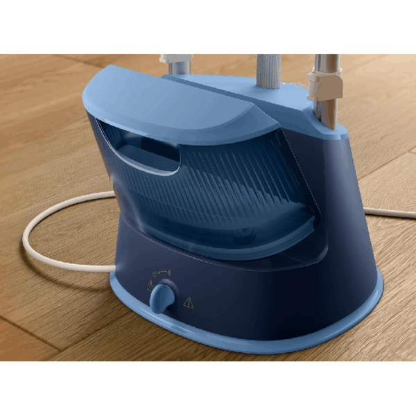 Philips Garment Steamer 1000 Series 1800W with 2 Poles, Integrated Stylemat, 1.8L Detachable Tank, 3 Steam Settings, 36 g/min, Hanger, Brush, Glove STE1030/26