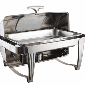 Commercial Chafing Dish With Glass Window Double 36117QT