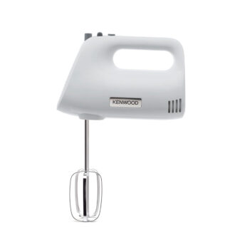 Kenwood Hand Mixer (Electric Whisk) 450W With 5 Speeds + Turbo Button Twin Stainless Steel Kneader And Beater For Mixing Whipping Whisking Kneading HMP30.A0WH