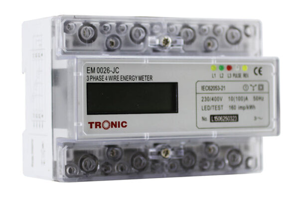 Tronic Three Phase Energy Meter EM 0026-JC