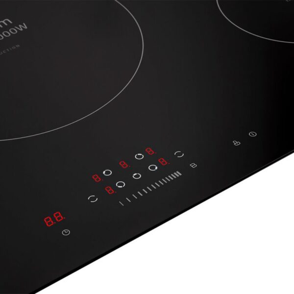 Evvoli Induction Hob 5 Burners Soft Touch Control With 9 Stage Power Setting 9700W IH905B