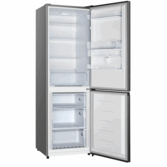 Hisense Refrigerator 262L Bottom Freezer, Water Dispenser, No Frost, Recessed Handle, Titanium Silver H350BTS-WD