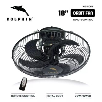 Dolphin Orbit Fan 18" 70W Power with Remote Control ME-1806R