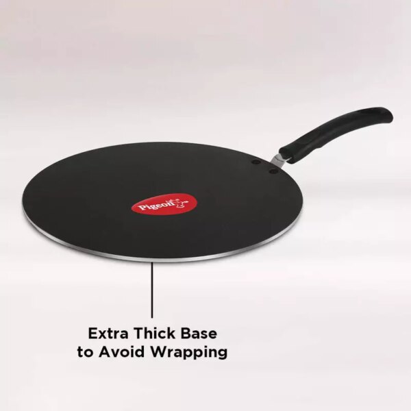 Pigeon Tawa Non-Stick Concave 25cm Aluminium Multi Tawa Pancake Pan Flat Pan Dosa Pan 260
