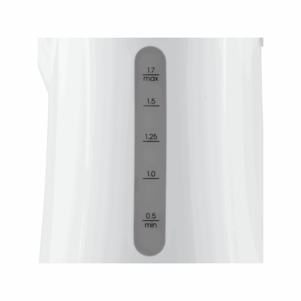 Evvoli Concealed Coil Electric Kettle 1.7L with BPA Free Plastic 2200W EVKA-KE17LW
