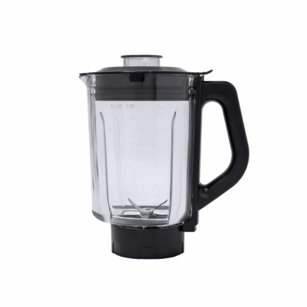 Evvoli Premium Table Blender 1000W with 1.5L Glass Jar with Ice Crush Function, 4 Knife Leaf & 3 Speed Operation Stainless Steel EVKA-BL15HB