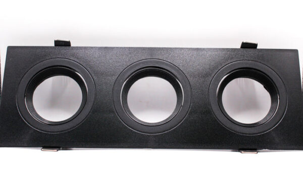 Tronic Three Way Rectangular GU10 Recessed Fitting