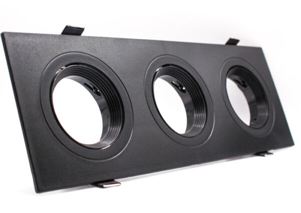 Tronic Three Way Rectangular GU10 Recessed Fitting
