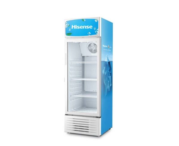 Hisense Beverage Cooler 382L Single Door, Light Box, Frost White FL-50FC