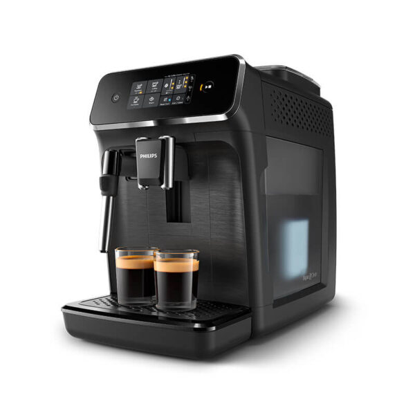 Philips Expresso Coffee Machine 1500W 1.8L Water Tank, Fully Automatic Espresso with Milk Frother. Dual Beverages options. Touch Display EP2220