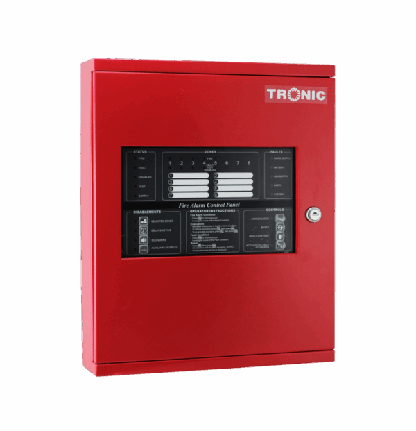 Tronic Fire Control Panel Non-Addressable 4 Zone