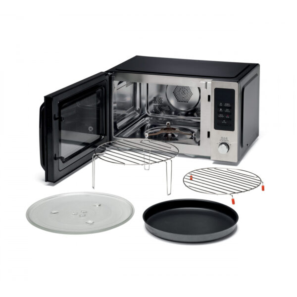 KENWOOD Microwave Oven 30L + Air Fryer + Grill + Convection 1000W 4-in-1 Preset Programs 19 Digital Display 5 Power Levels Defrost Function 95 Minutes Timer Clock Function MWA30.000BK