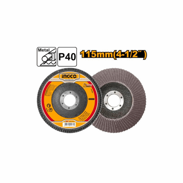 Ingco Flap Disc P40 115x22.2mm FD1151