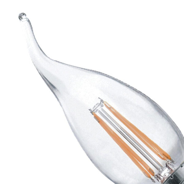Tronic 4 Watts Filament Candle Tail LED E27 (Screw) Bulb