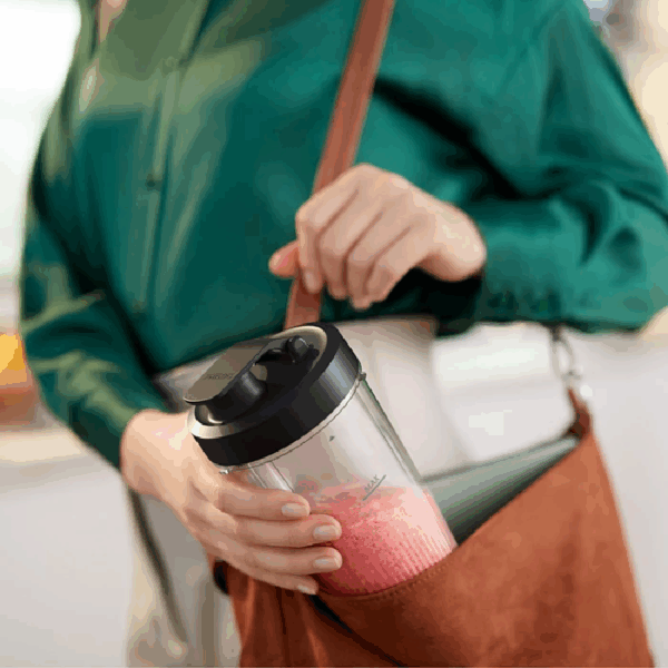 Philips Smoothie Blender 5000 Series 700+300ml 800W with ProBlend Plus Technology, Detachable Blades, Easy Clean, Elegant Compact Design, Large Tumbler & Small Cup HR2765
