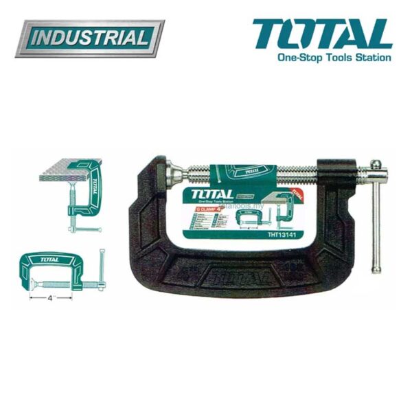 Total G Clamp Size 4” THT13141