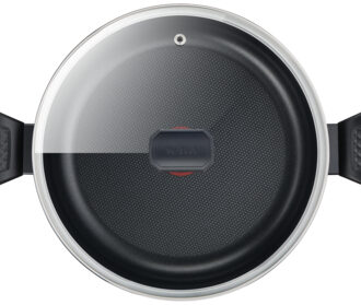 Tefal Easy Cook Stockpot 30 CM Titanium Non Stock Cooking Pot 4.7 L with Lid Suitable for All Heat Sources Except Induction B5546902