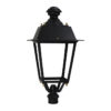 Tronic Black Garden Light Without Pole