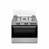 Nikai Cooker 90x60 Full Gas Oven Cooking Range 5 Gas Burner With Double Glass Oven Door Button Ignition Hobs And Oven U9063FS