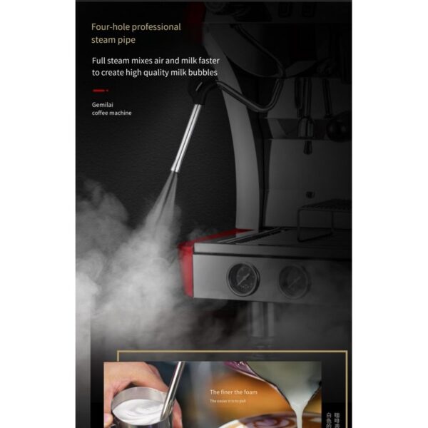 Gemilai Commercial Coffee & Espresso Machine Double Head