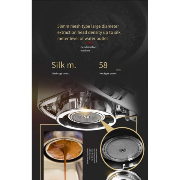 Gemilai Commercial Coffee & Espresso Machine Double Head