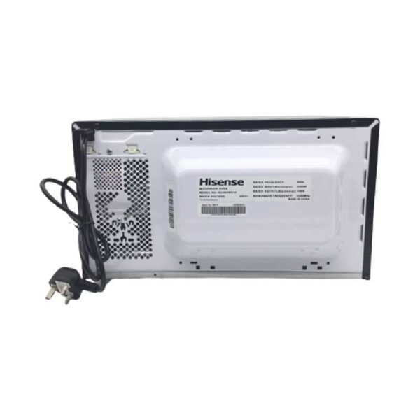 Hisense Microwave 20L 700W Solo Manual, Knobs Push Button, 6 Power Levels, Black H20MOBS10
