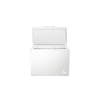 Hisense Chest Freezer 297L Multimode Function, Energy Saving, Spring-load Hinges, Defrost Drain, Handle, Aluminum, Super Freezer, Lock, White H390CF