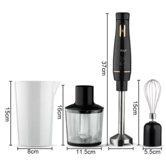 RAF 4 in 1Electric Blender Handheld Immersion 800w Hand Mixer for Kitchen Stainless Steam