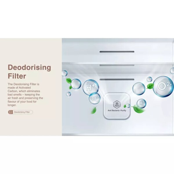 Hisense Side By Side Fridge Blue & White Glass 508L H670SDBL-WD
