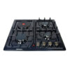 Homebase Built in Cooker 3 Gas Burners 1 Electric Hot Plate Steel Top HB-4713A