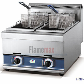 Commercial 2-Tank 2-Basket Gas Fryer 12.5L HGF-772