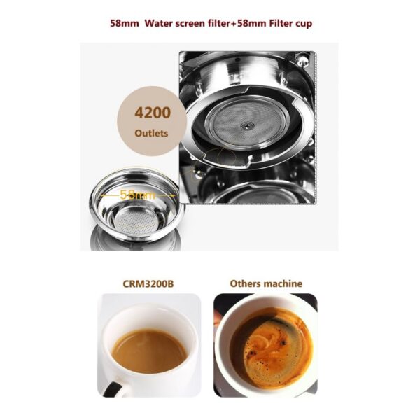 Gemilai Commercial Coffee & Espresso Machine Single Head