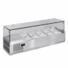 Generic Commercial Bain Marie Table Top for Fruits/Salad 5 Cold Pots